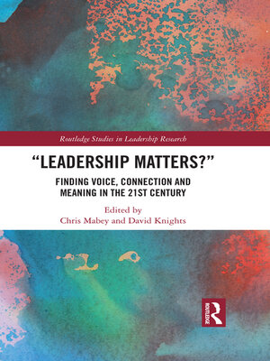 cover image of Leadership Matters
